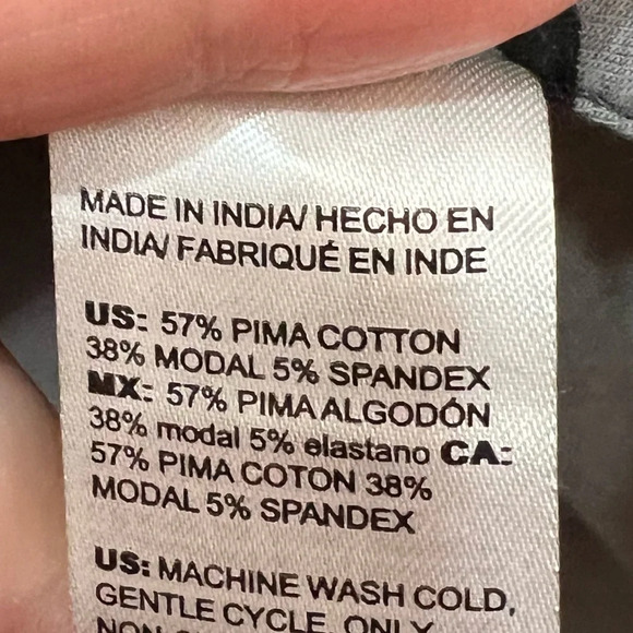 Chicos Pullover Tunic Black & Grey - Picture 5 of 5